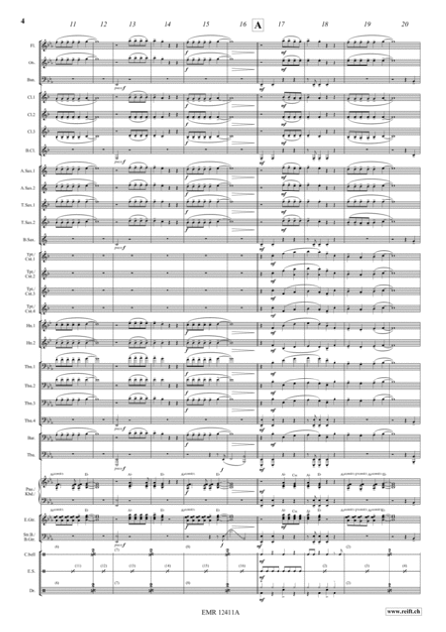 Black Or White Black Or White Concert Band scores gallery preview page 4