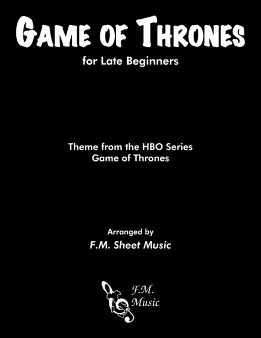 Game Of Thrones (Late Beginner Piano) image number null