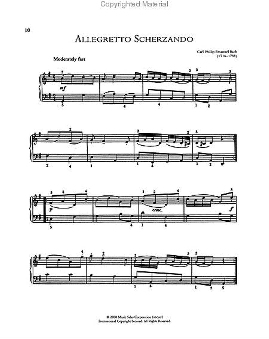 The Piano Bench of Easy Classical Music Piano Solo scores gallery preview page 2