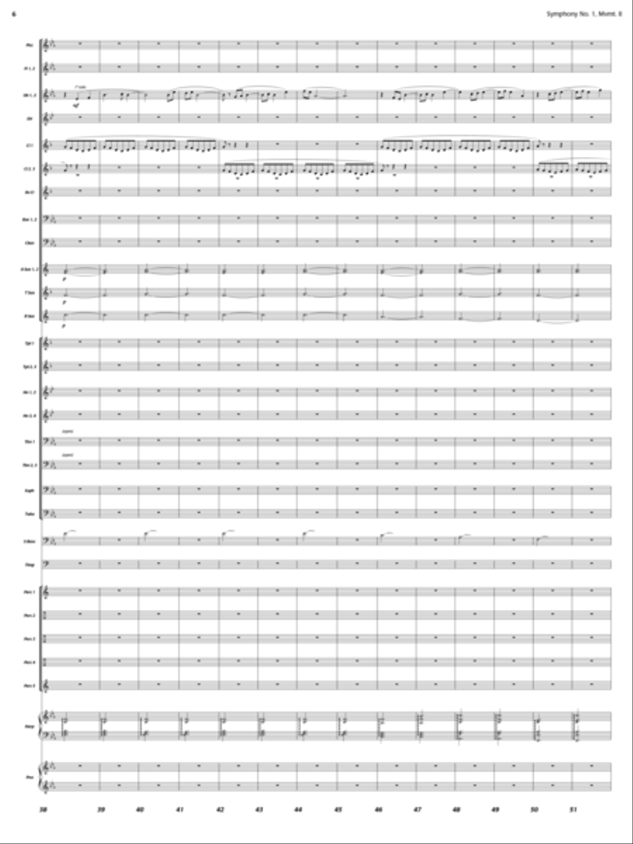 Nocturne (Symphony 1, New Day Rising, Mvt. II) Concert Band scores gallery preview page 5