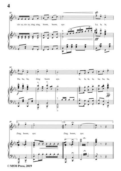 Victor Herbert-Italian Street Song,in E flat Major,for Voice and Piano image number null