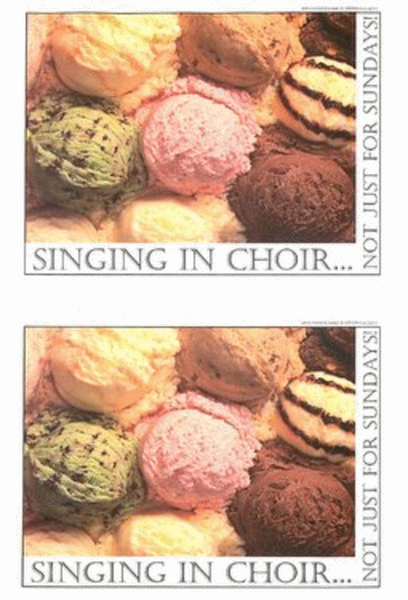 Postcard - Singing in the Choir Is Not Just for Sundays