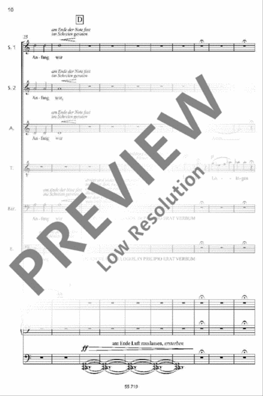 Am Anfang war das Wort Am Anfang war das Wort Children's Choir scores gallery preview page 8