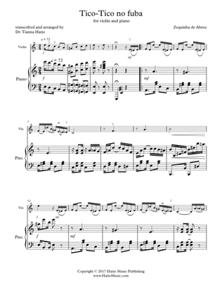 Tico-Tico (violin and piano)