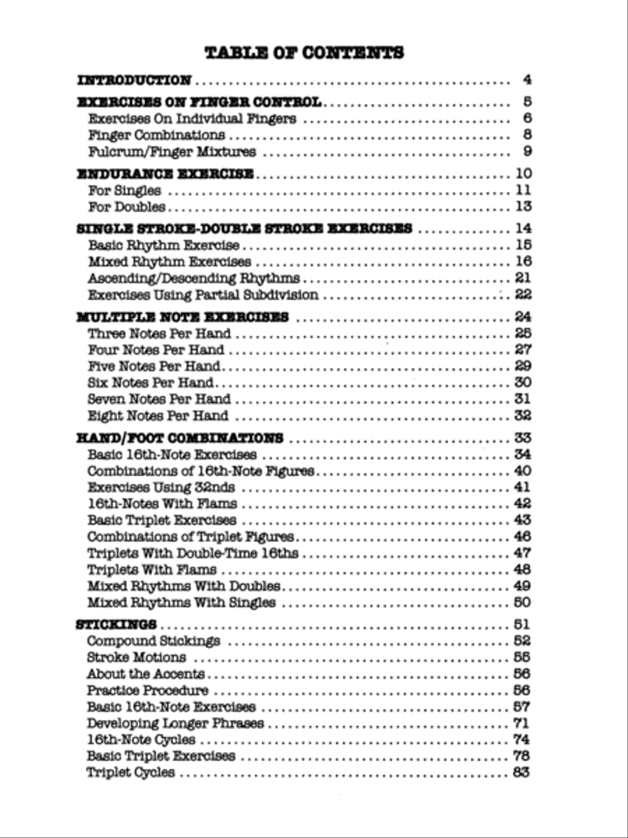 Technique Patterns Drum Set scores gallery preview page 2