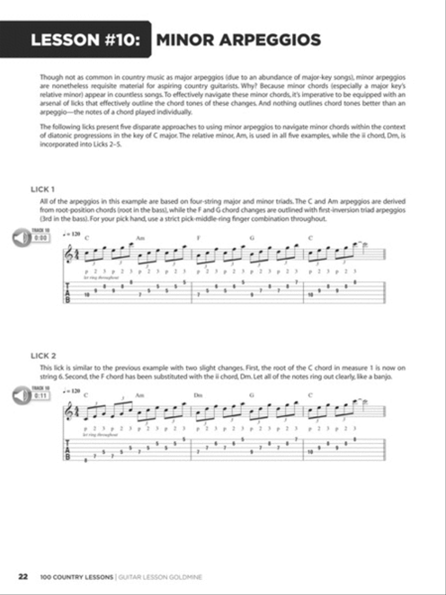 100 Country Lessons 100 Country Lessons Electric Guitar scores gallery preview page 4