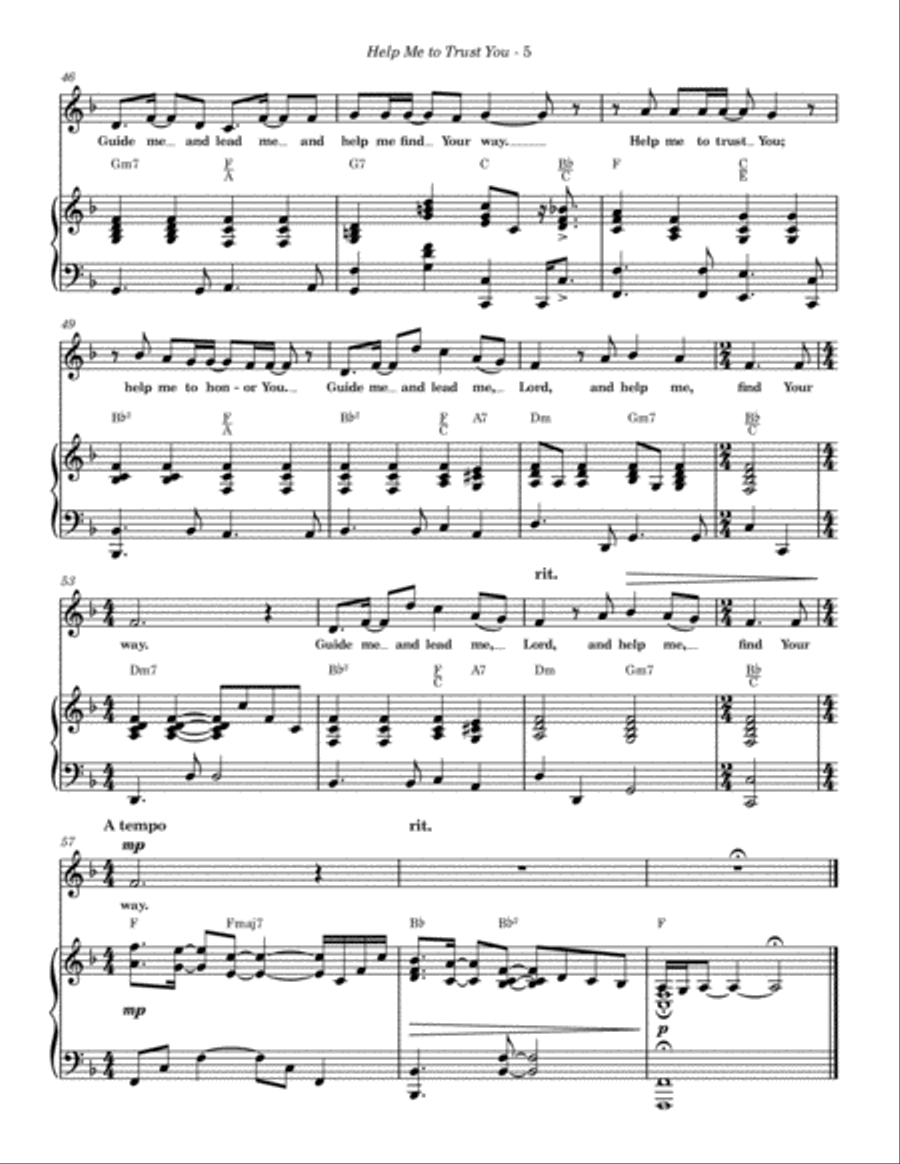 Help Me to Trust You Voice scores gallery preview page 6