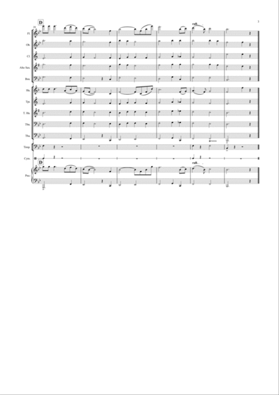 Shenandoah for School Wind Band Concert Band scores gallery preview page 3