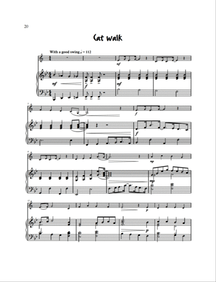 Really Easy Jazzin' About -- Fun Pieces for Clarinet Clarinet scores gallery preview page 3