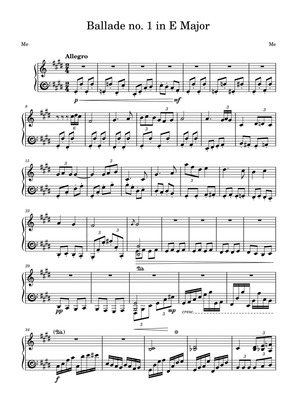 Ballade no 1 in C-Sharp Minor, Lz.4