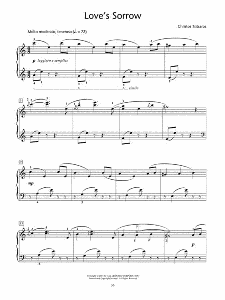 Songs Without Words - Nine Character Pieces for Piano Solo image number null