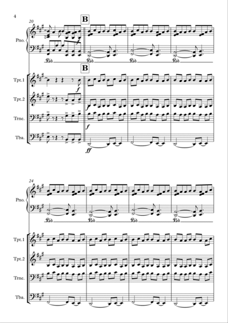 Closer Closer Concert Band scores gallery preview page 4
