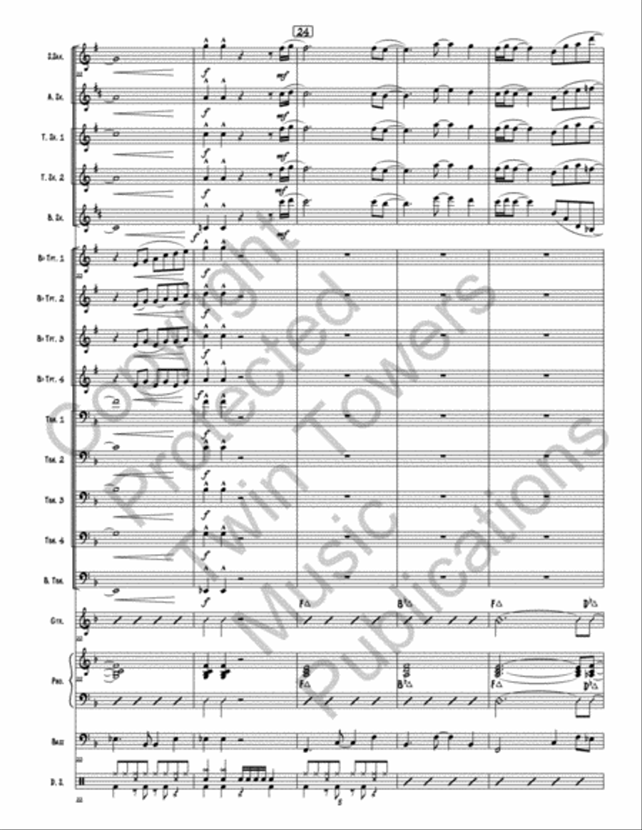 Sunset Key Sunset Key Jazz Ensemble scores gallery preview page 6