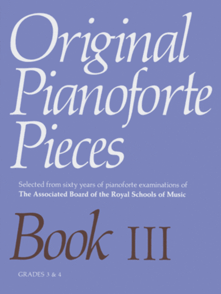 Original Pianoforte Pieces Book III