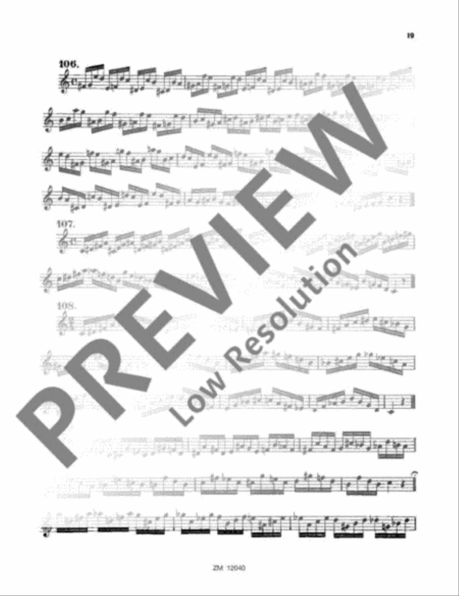 Daily Exercises Trumpet scores gallery preview page 20
