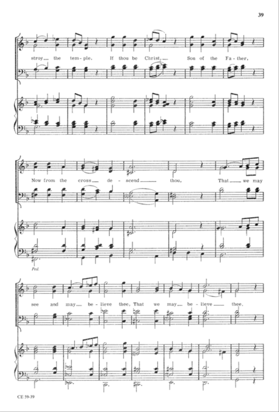 The Seven Last Words of Christ 4-Part scores gallery preview page 41