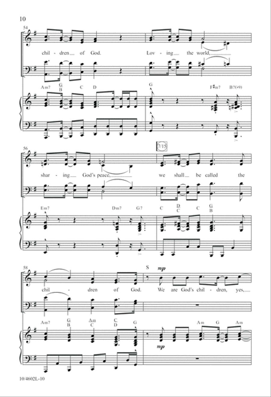 Children of God Children of God 4-Part scores gallery preview page 10