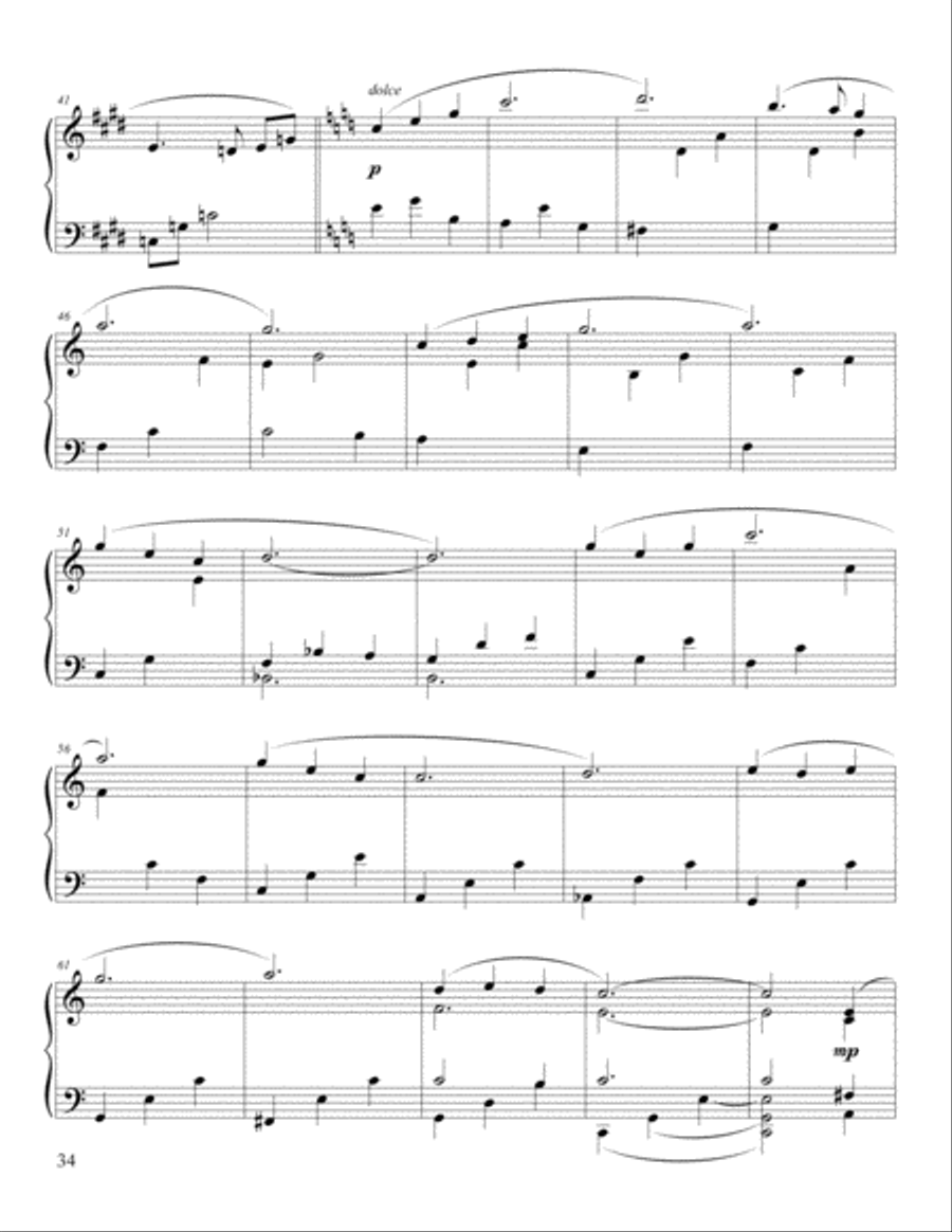 Morning Has Broken Piano Solo scores gallery preview page 3