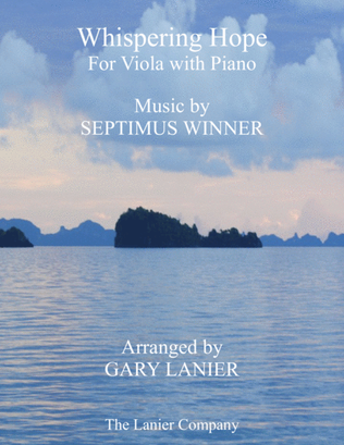 Book cover for WHISPERING HOPE (Duet – Viola & Piano with Score/Part)