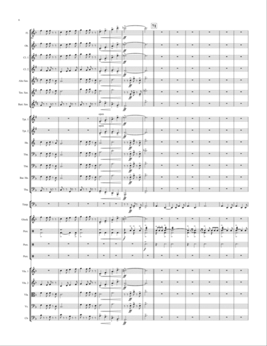 Last of the Buccaneers Concert Band scores gallery preview page 6