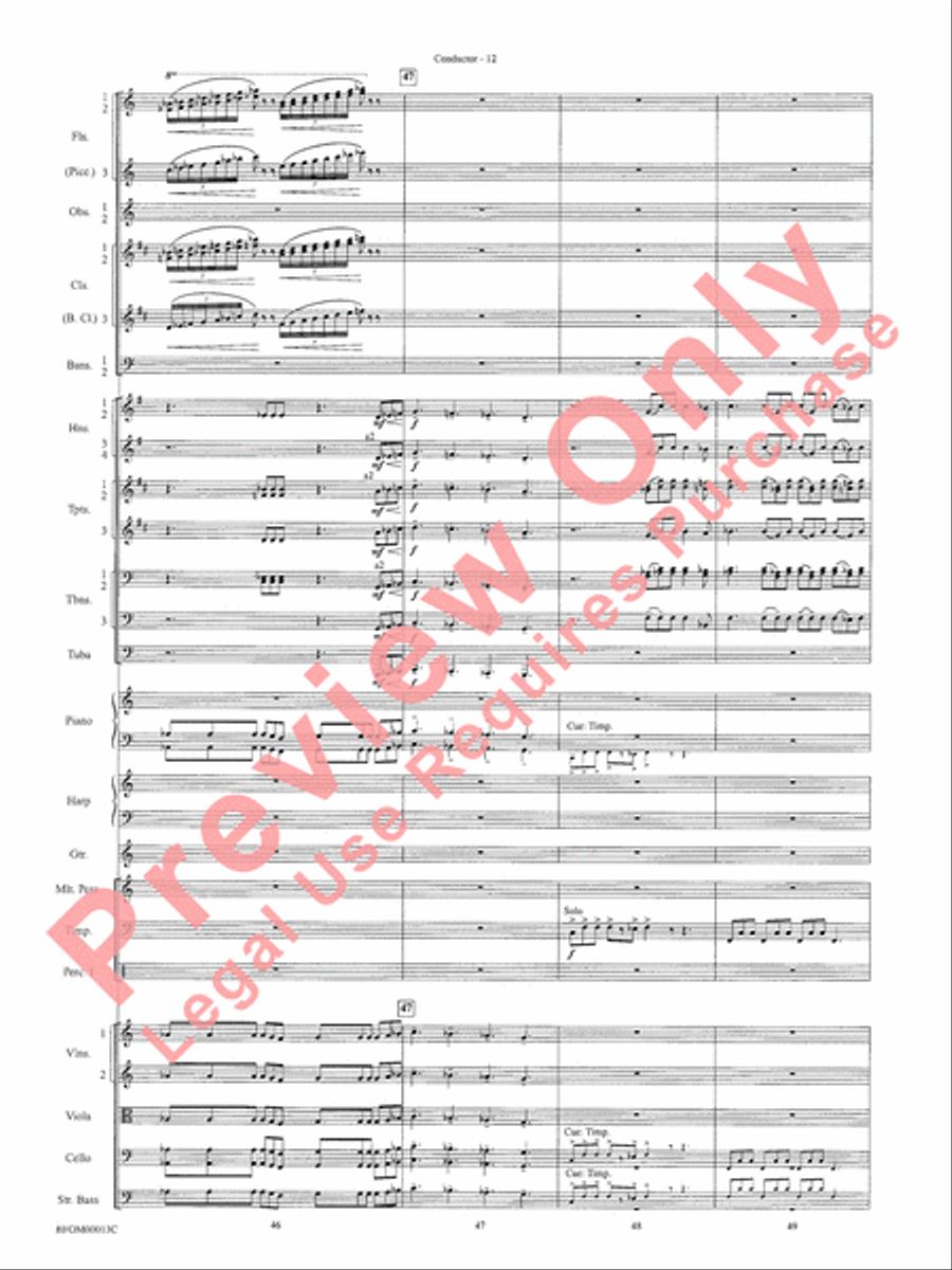 American Salute Full Orchestra scores gallery preview page 15