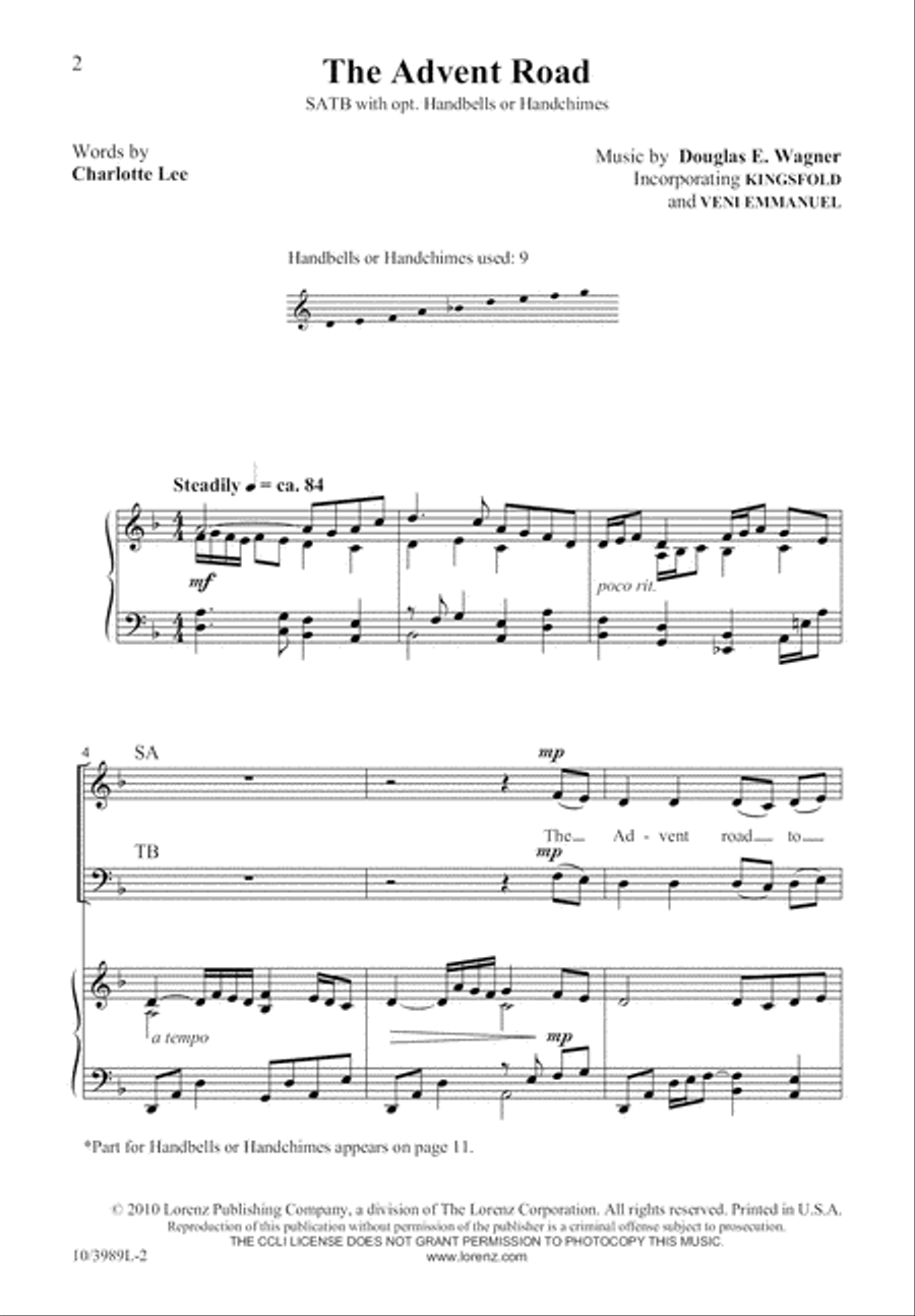 The Advent Road 4-Part scores gallery preview page 3