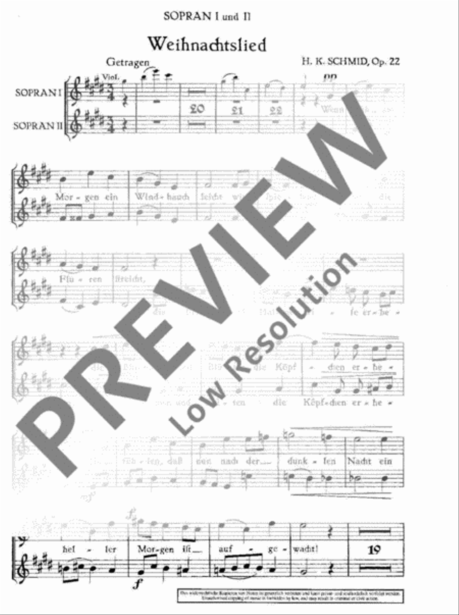 Weihnachtslieder Children's Choir scores gallery preview page 10