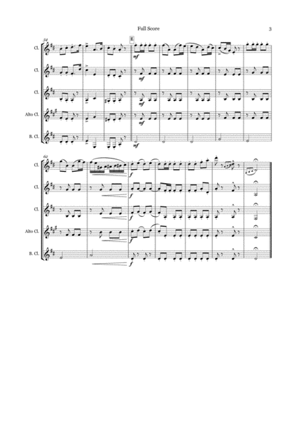 Taylor's Quickstep for Clarinet Quartet image number null