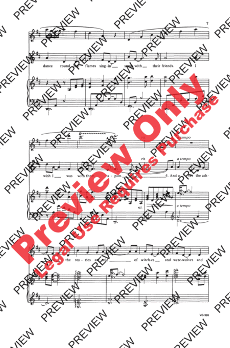 Song for the Mira Women's Choir scores gallery preview page 7