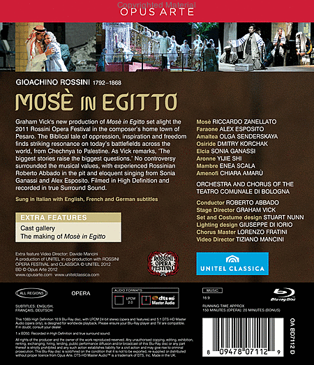 Mose in Egitto (Blu-Ray)