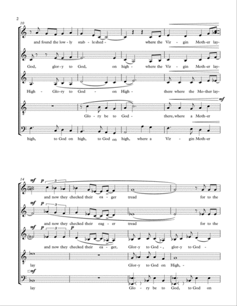 Glory to God Choir scores gallery preview page 2