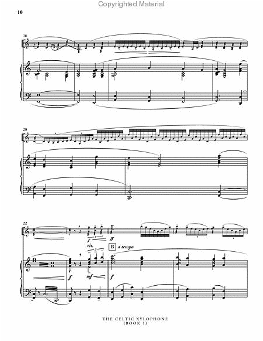 Celtic Xylophone, Book 1 (piano reduction) Percussion Ensemble scores gallery preview page 5