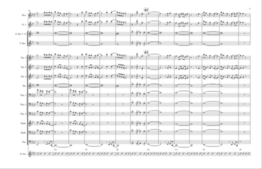 Blinding Lights Marching Band scores gallery preview page 5