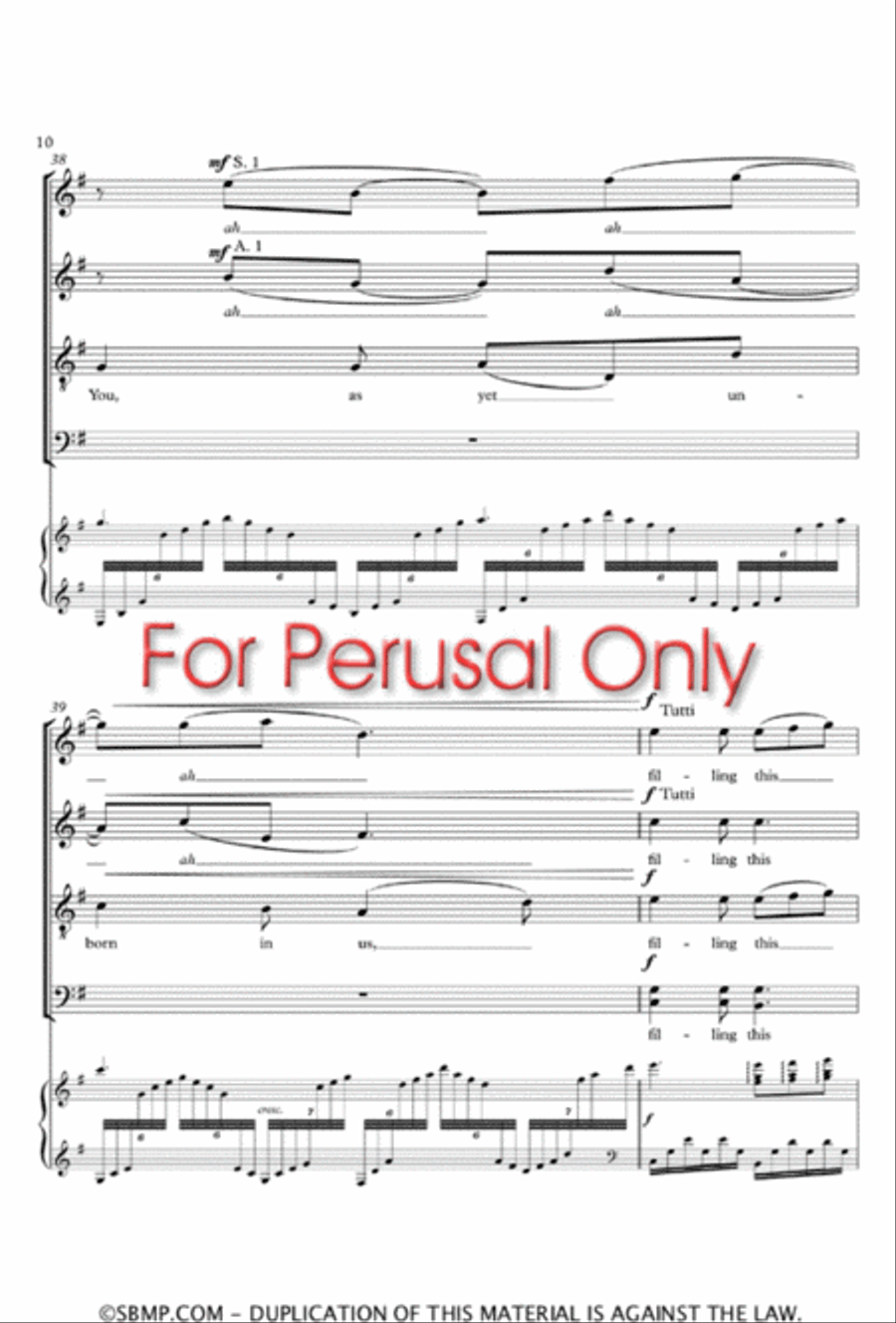 The Christmas Alleluias - SATB divisi Choral Book Divisi scores gallery preview page 10