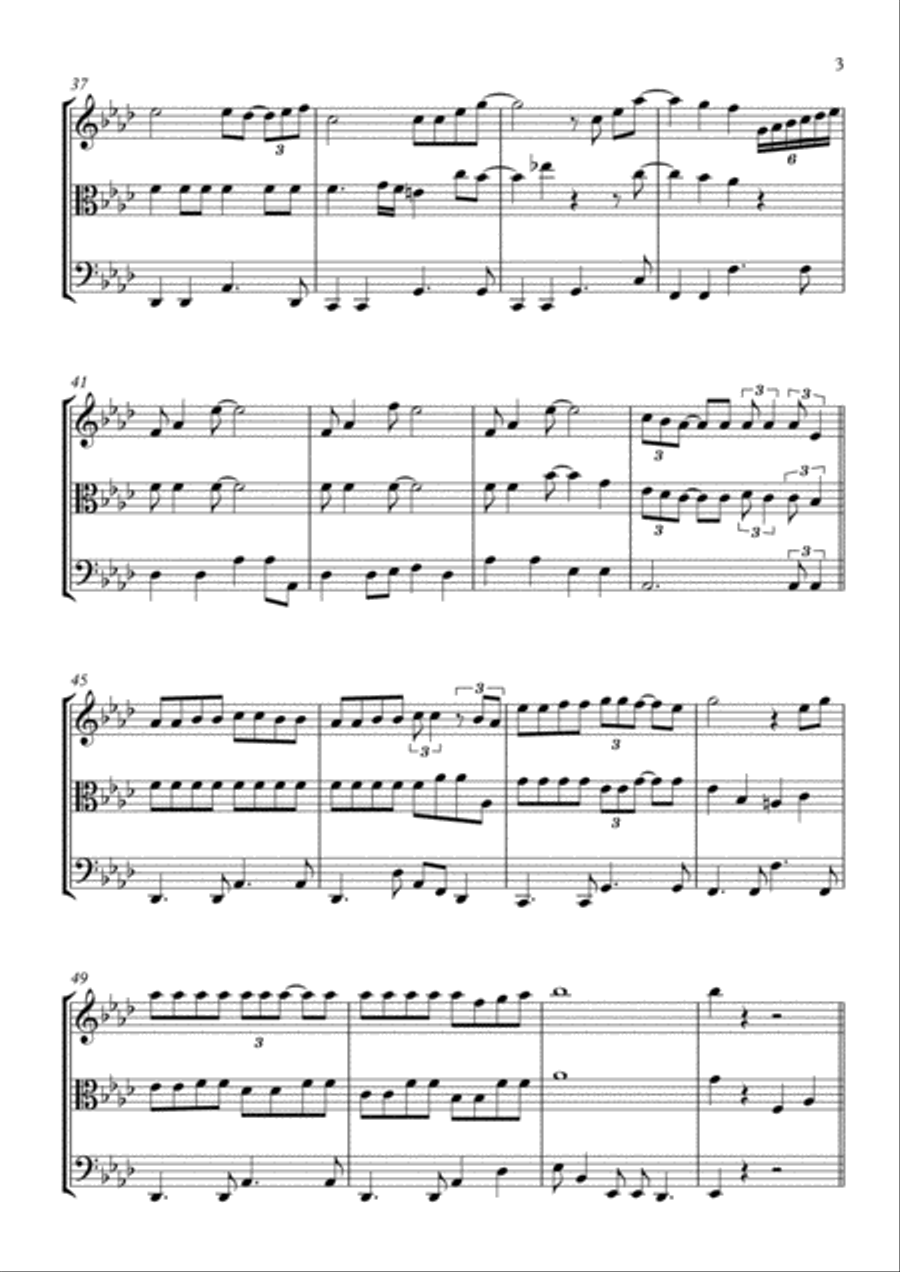Close To You String Trio scores gallery preview page 3