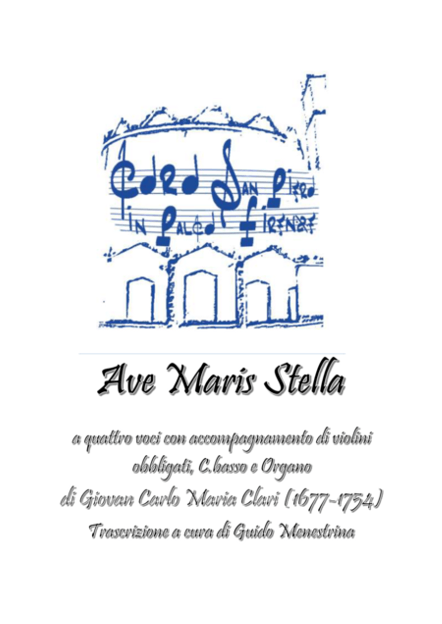 Giovan Carlo Maria Clari - Ave Maris Stella 4-Part - Digital Sheet Music