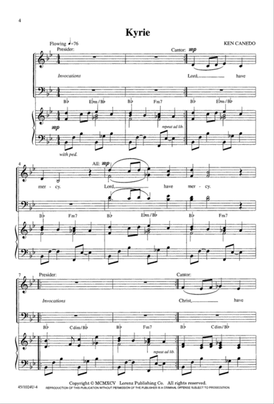 Mass of Compassion Mass of Compassion 4-Part scores gallery preview page 4