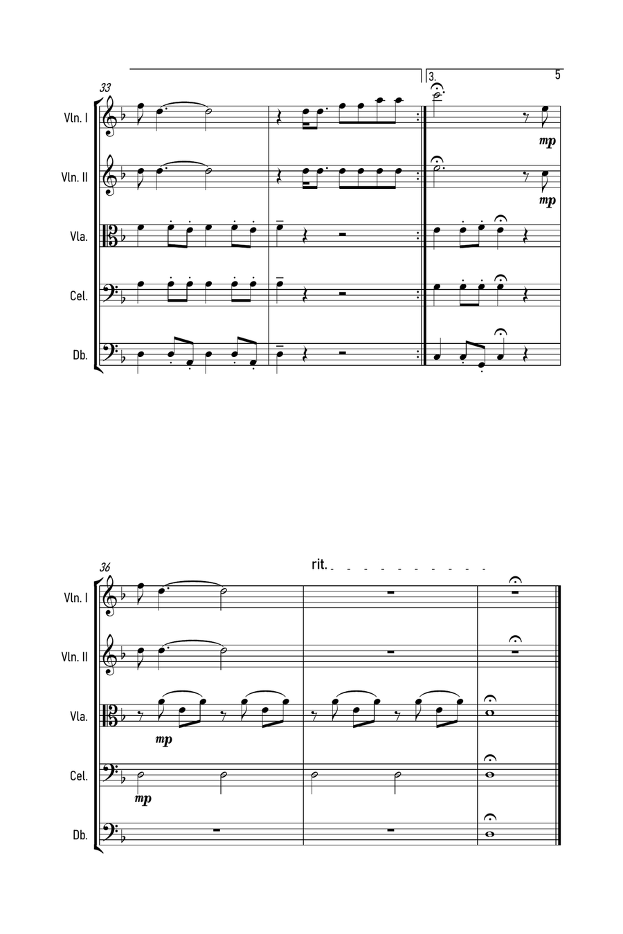 The Sound Of Silence String Quartet scores gallery preview page 6