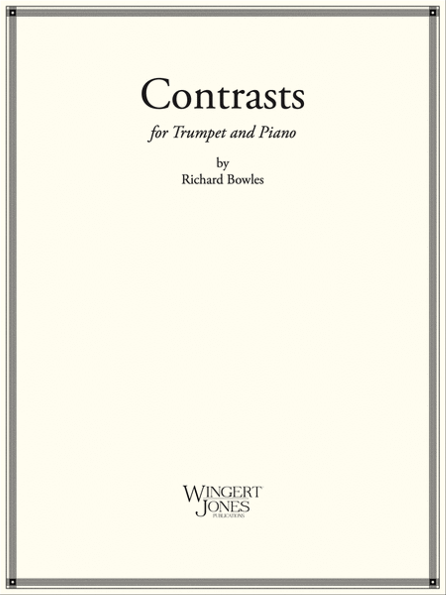 Contrasts Contrasts B-Flat Trumpet scores gallery preview page 1