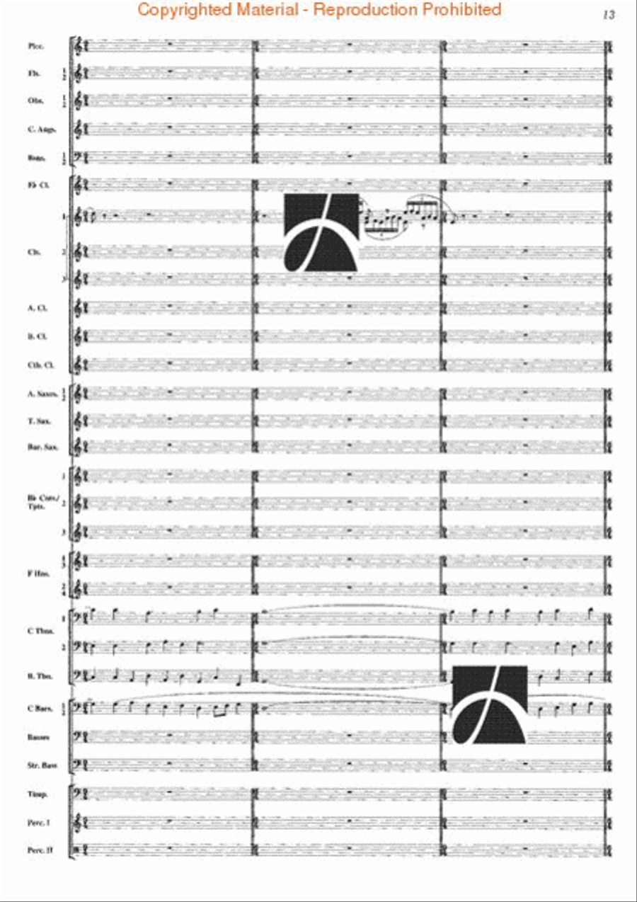 Homage Concert Band scores gallery preview page 12