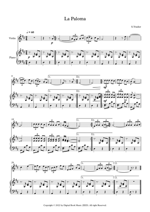 La Paloma - Sebastian Yradier (Violin + Piano)