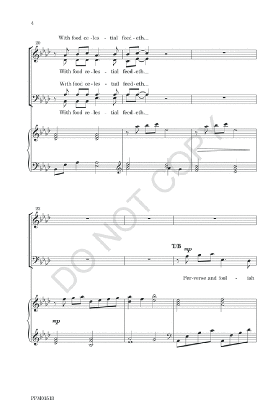 The King of Love 4-Part scores gallery preview page 7