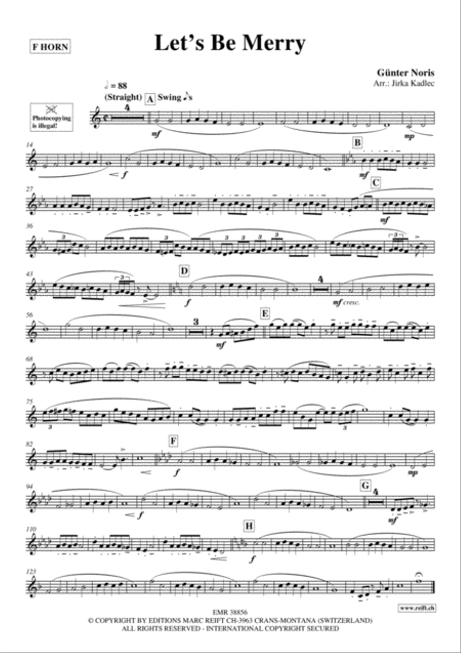Let's Be Merry Let's Be Merry Horn scores gallery preview page 2