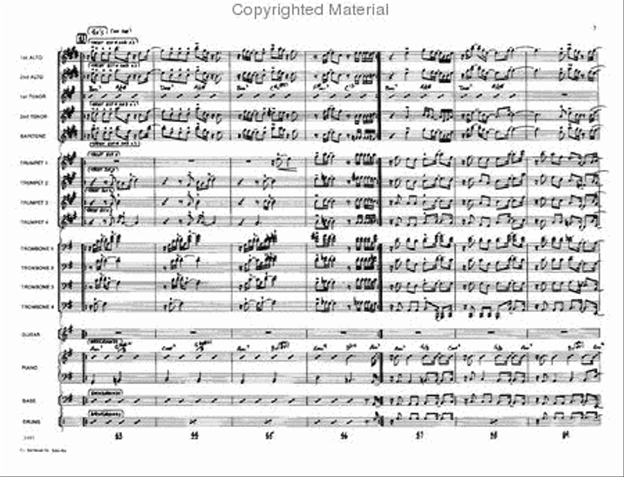 A Long Time Ago A Long Time Ago Jazz Ensemble scores gallery preview page 8