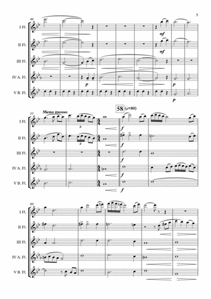 Mask Of Zorro Score by James Horner Woodwind Ensemble - Digital Sheet Music