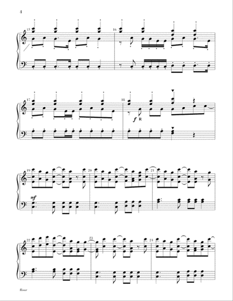 Roar Roar 5-Octaves scores gallery preview page 5