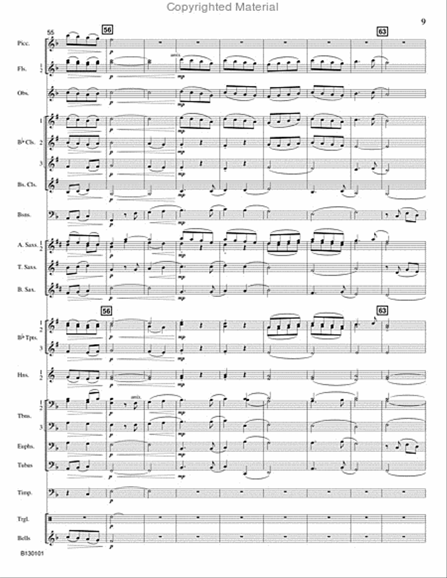 River Mist Concert Band scores gallery preview page 10