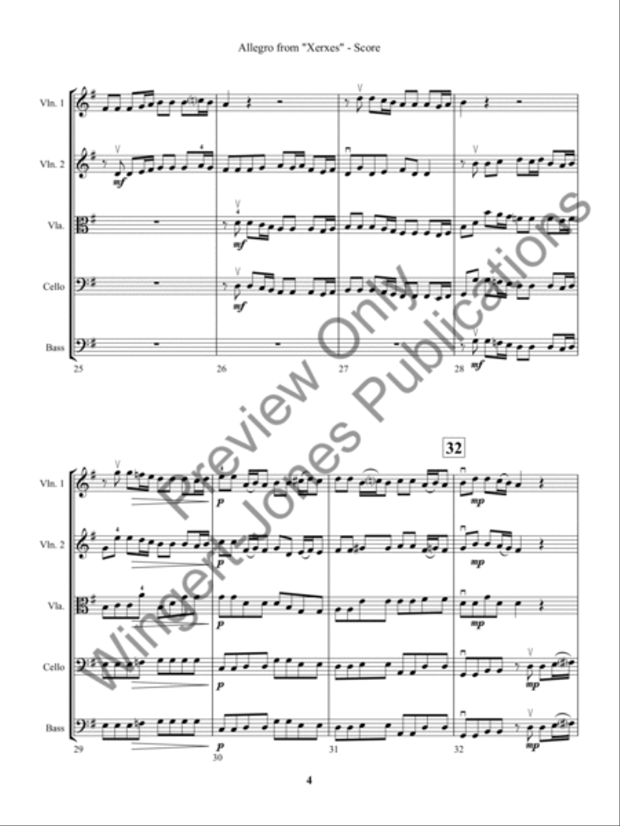 Allegro Festivo (Score) String Orchestra scores gallery preview page 7