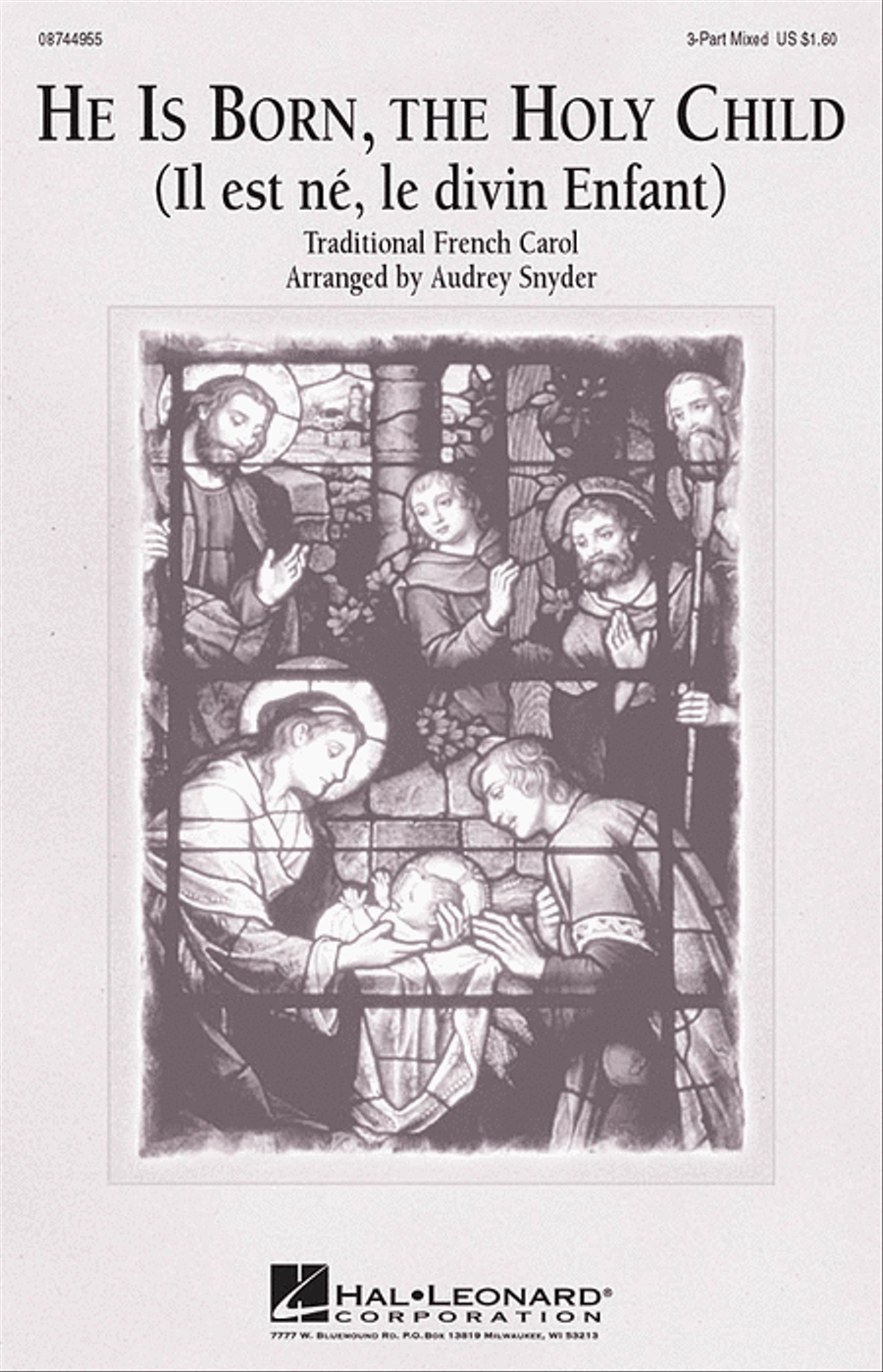 He Is Born Holy Child He Is Born Holy Child 3-Part scores gallery preview page 1