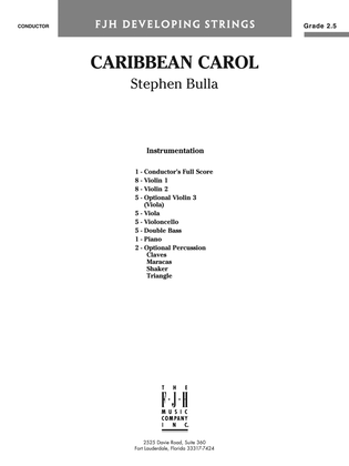 Caribbean Carol: Score